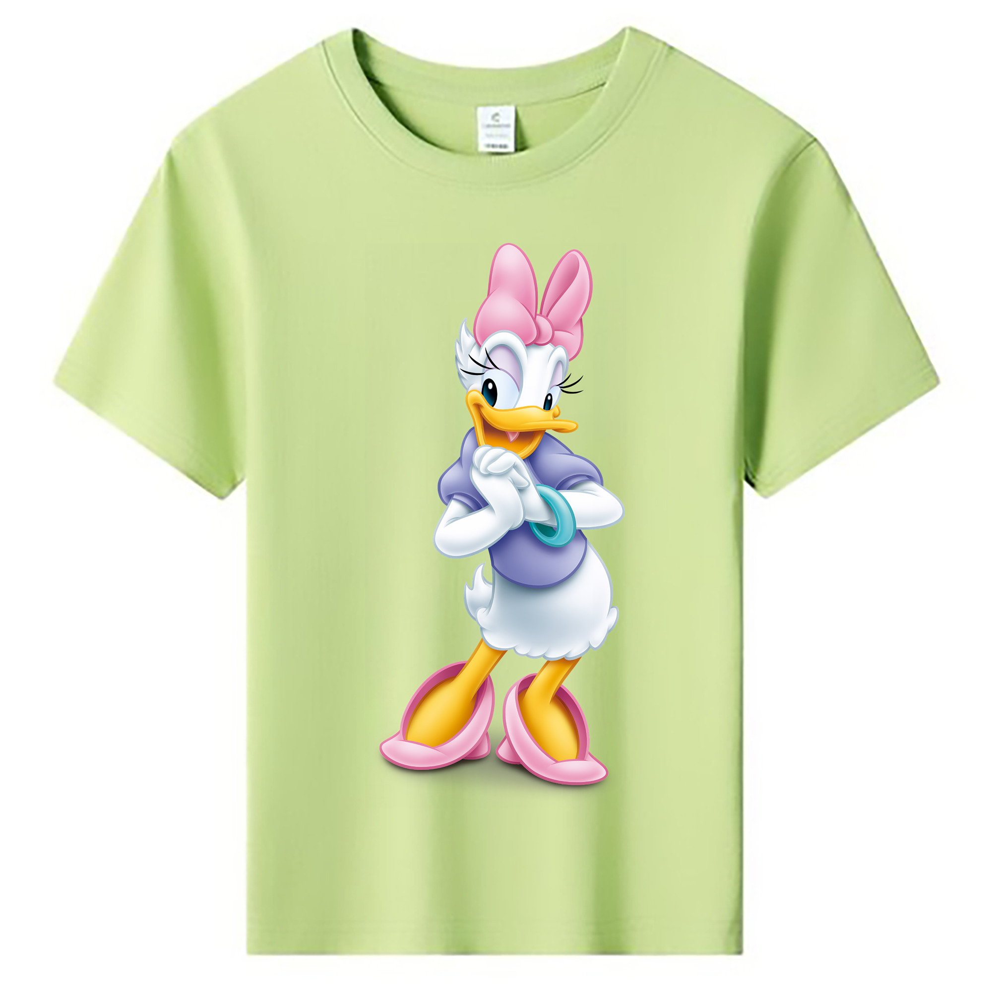 （画像用） ミッキーマウス Mickey Mouse 綿100％キッズTシャツ（フロントプリント）